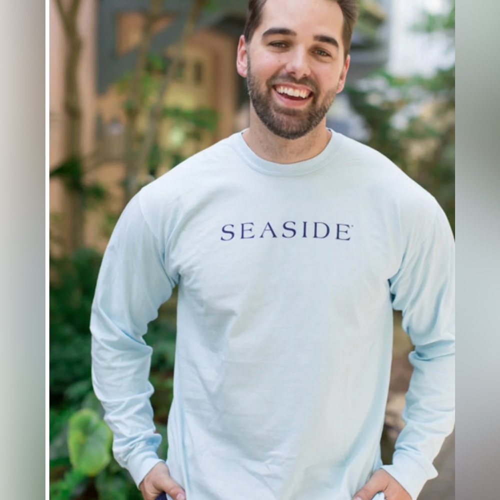 Seaside Style Longsleeve Unisex Seaside Tee - size small
